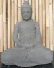 Product image 2 of the product “Sitting buddha, „Gandhara“  cast lava stone, handcrafted & coloured, 50cm height ”